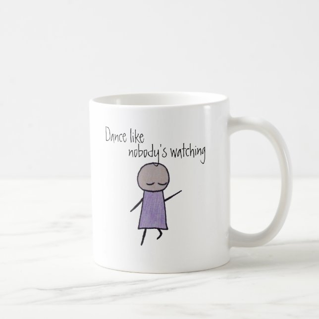 De Café Uma caneca pequena da dança (Direita)