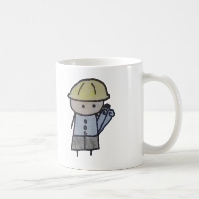 De Café Uma caneca pequena do arquiteto (Direita)