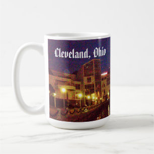 De Café UMA NOITE NA caneca CLEVELAND