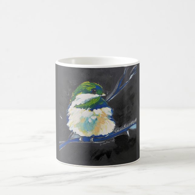 De Café Uma Pequena Azul – Caneca Clássica (Centro)