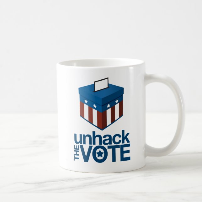 De Café Unhack a caneca do voto (Direita)