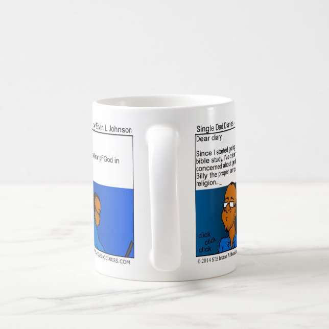De Café Único medo dos diários do pai da caneca do deus (Alça)