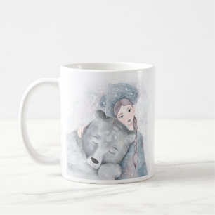 De Café Urso Encantador e Caneca Monograma