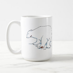 De Café Urso Polar - Grande Caneca