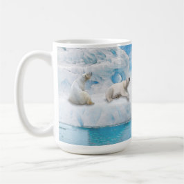 De Café Ursos Glaciares - 15 oz. Caneca
