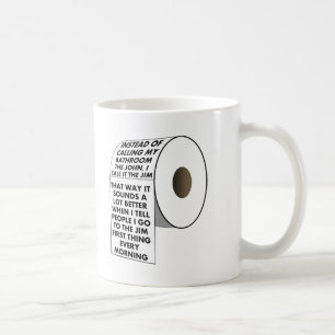 De Café Vá para a Caneca Engraçada do Jim