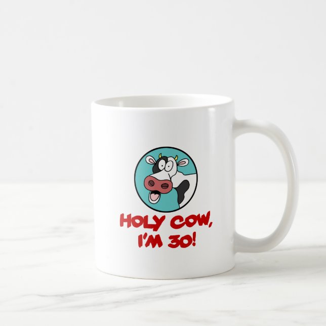 De Café Vaca santamente eu sou a caneca 30 engraçada (Direita)