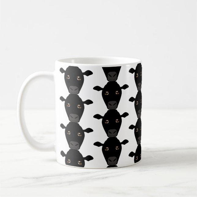 De Café Vacas negras na caneca (Esquerda)