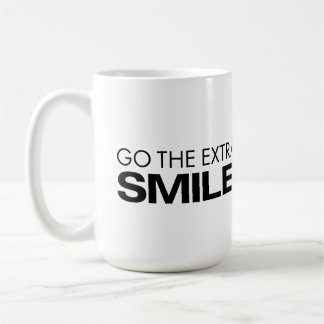 De Café Vai a caneca extra do sorriso