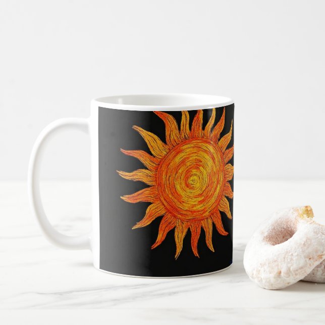 De Café Van Gogh inspirou a caneca Sun & Moon (Com Donut)