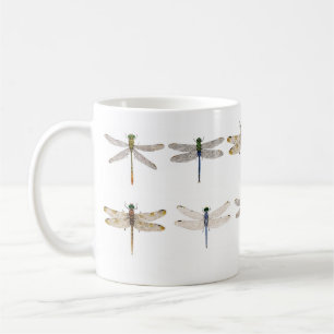 De Café Várias libélulas em uma caneca