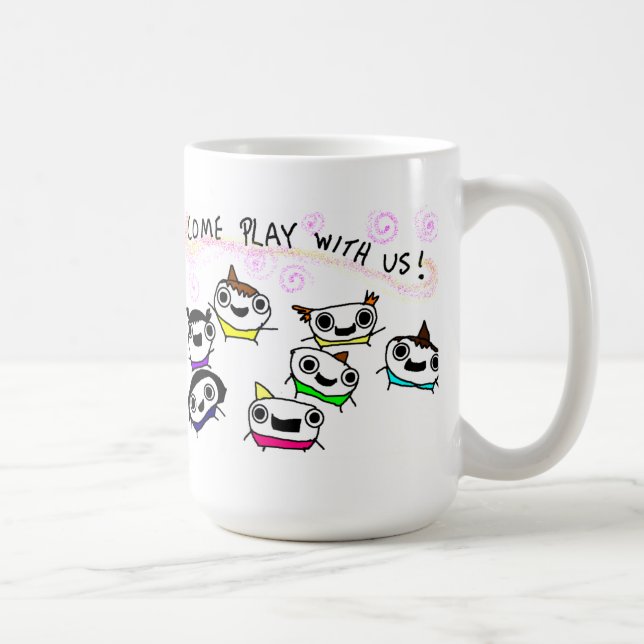 De Café "Vem o jogo connosco" caneca (Direita)