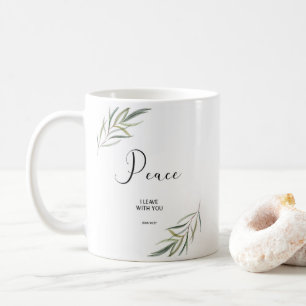 De Café Versículo da Bíblia João deixa a escritura Caneca