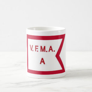 De Café VFMA uma caneca da empresa