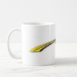 De Café Vida na caneca da bandeira do traço - com cruz do