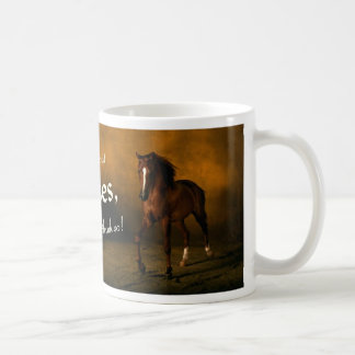De Café Vida sem caneca dos cavalos