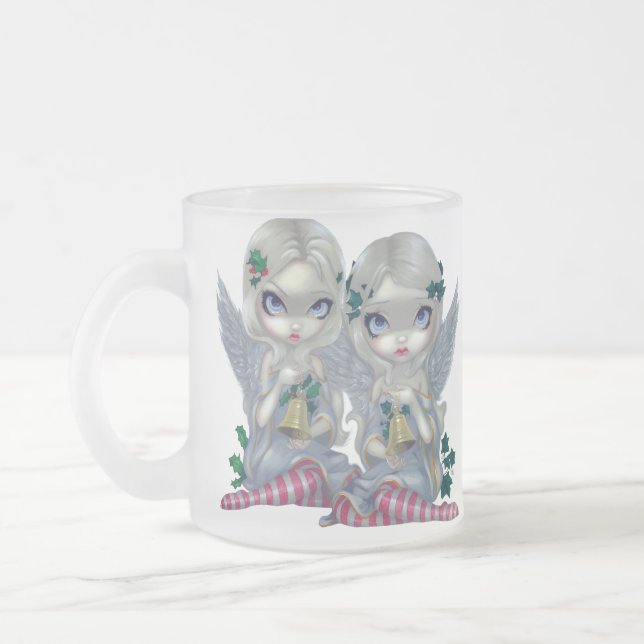 De Café Vidro Jateado "A caneca do azevinho e da hera" (Esquerda)