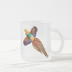 De Café Vidro Jateado A caneca do faisão dourado
