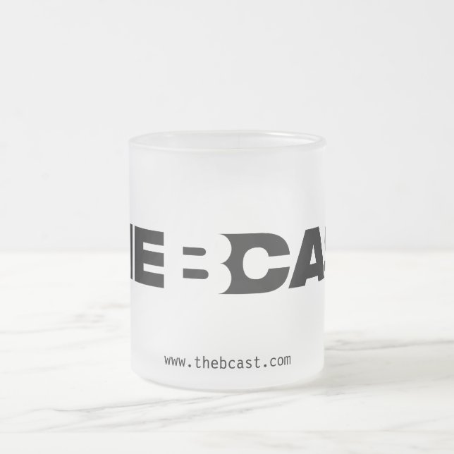 De Café Vidro Jateado A caneca do fosco do B-Molde (Centro)