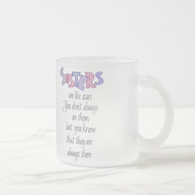 De Café Vidro Jateado As irmãs são como a caneca das estrelas (Direita)