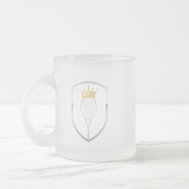 De Café Vidro Jateado Caneca (Esquerda)