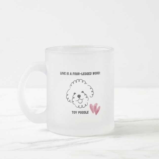 De Café Vidro Jateado Caneca (Esquerda)