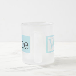 De Café Vidro Jateado Caneca