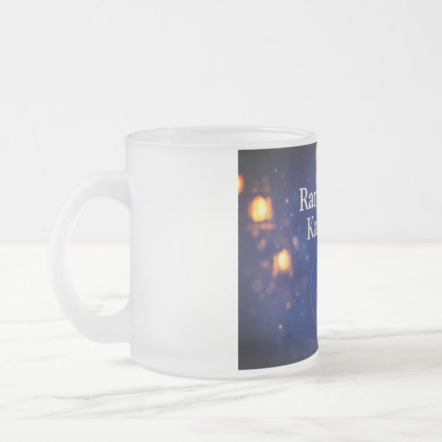De Café Vidro Jateado Caneca (Esquerda)