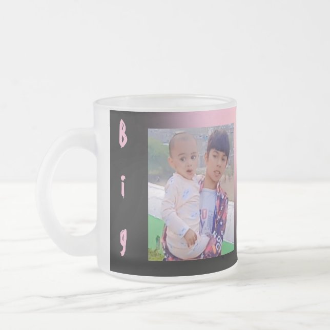 De Café Vidro Jateado Caneca (Esquerda)