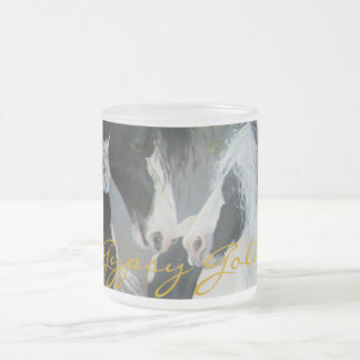 De Café Vidro Jateado Caneca aciganada