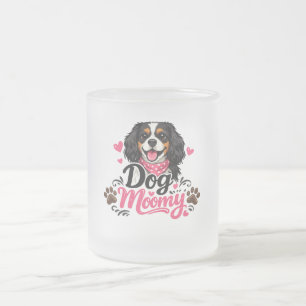 De Café Vidro Jateado Caneca cachorro amor moomy
