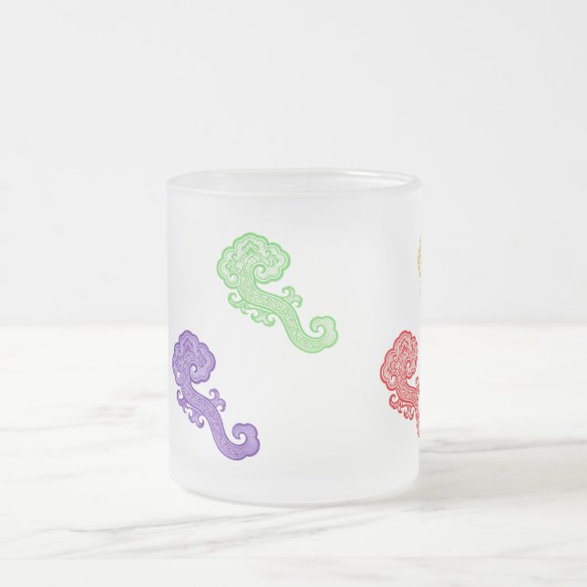 De Café Vidro Jateado Caneca Criatura Nuvem Mística (Centro)