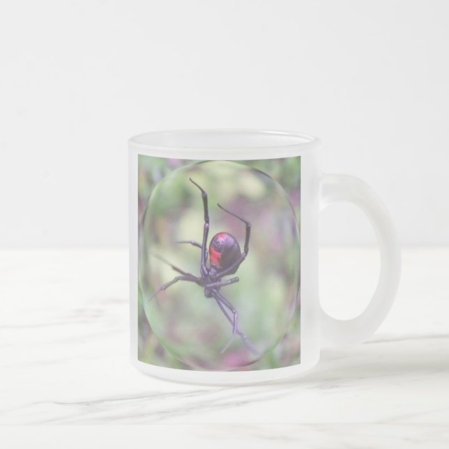 De Café Vidro Jateado Caneca da viúva negra (Direita)