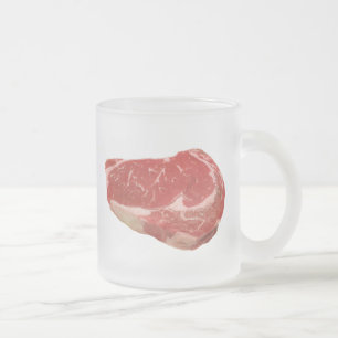 De Café Vidro Jateado Caneca do bife e da cerveja inglesa