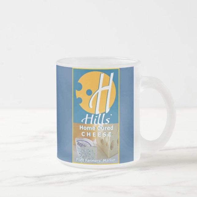 De Café Vidro Jateado Caneca do fosco do queijo das colinas (Direita)