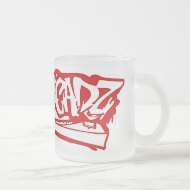De Café Vidro Jateado caneca do fosco do sickheadz (Direita)