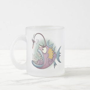 De Café Vidro Jateado Caneca do fosco do tamboril branco