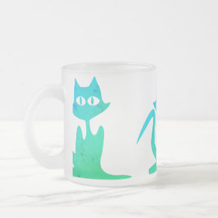De Café Vidro Jateado Caneca do Macaco