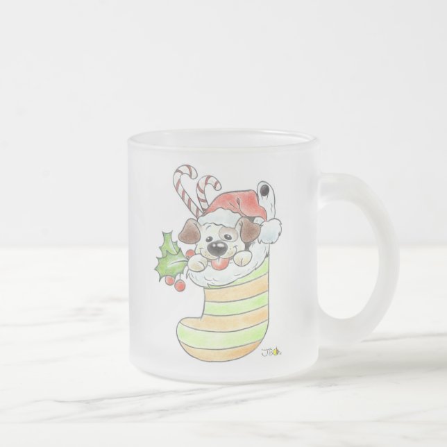 De Café Vidro Jateado Caneca do Natal (Direita)