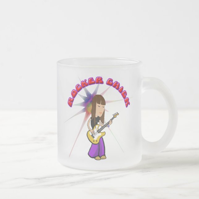 De Café Vidro Jateado Caneca do pintinho do balancim (Direita)