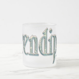 De Café Vidro Jateado Caneca do Serendipity