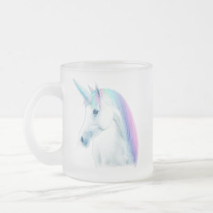 De Café Vidro Jateado Caneca do unicórnio