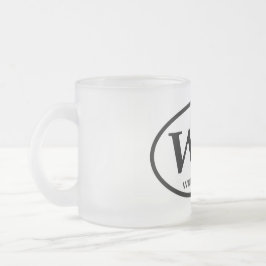 De Café Vidro Jateado Caneca do WG