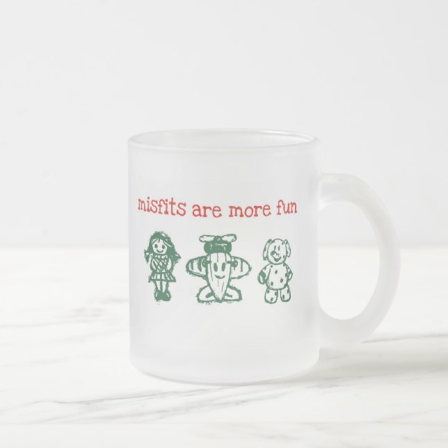 De Café Vidro Jateado Caneca dos desajustes (Direita)