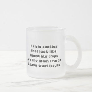 De Café Vidro Jateado Caneca engraçada sobre biscoitos enganadores
