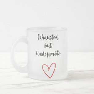 De Café Vidro Jateado Caneca Esgotada mas Inparável