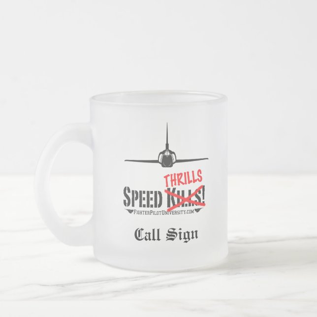 De Café Vidro Jateado Caneca F-106 (Esquerda)