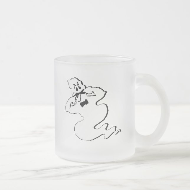 De Café Vidro Jateado Caneca Fantasma (Direita)