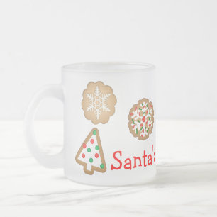 De Café Vidro Jateado Caneca feita sob encomenda do leite do Natal para