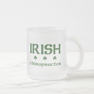 De Café Vidro Jateado Caneca irlandesa do Chiropractor